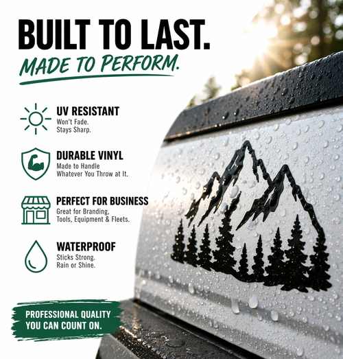 2.5 In Die Cut Vinyl Decal Bulk Pack