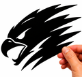 6 In Die Cut Vinyl Decal Bulk Pack